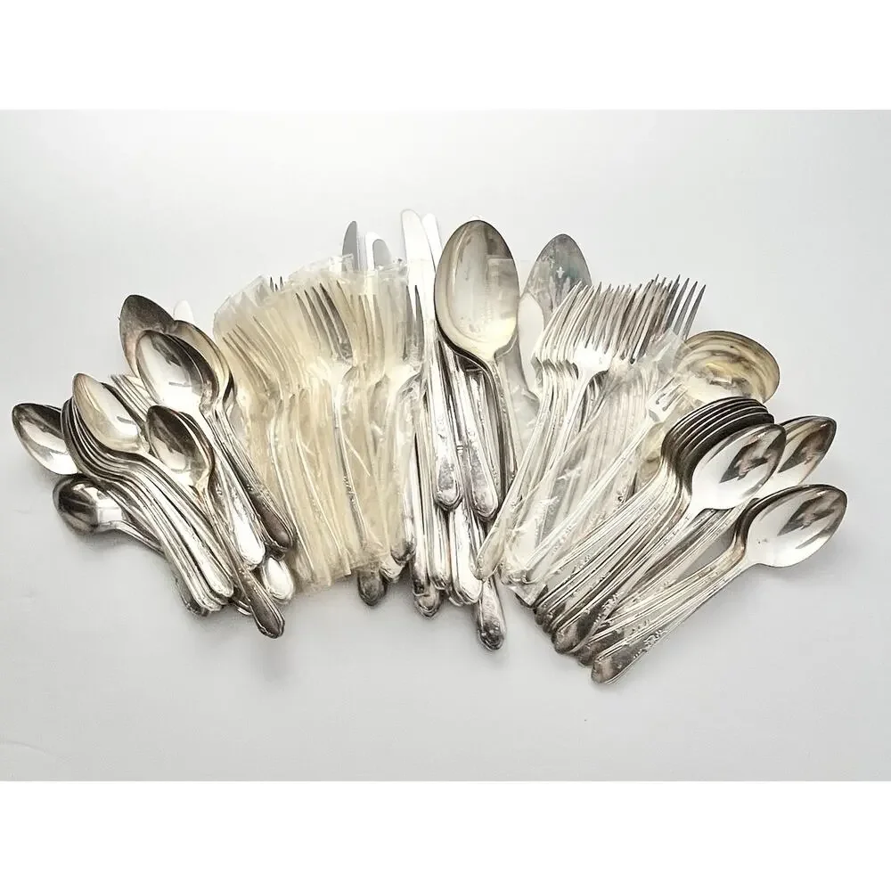 Oneida “Meadowbrook” 108-Piece Silverplate Flatware Set, Service for 16+